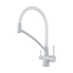 Превью картинка Смеситель для кухни Paulmark SIЕGEN Si213111-WH Белый матовый WH #1