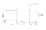 Превью картинка Смеситель для кухни EMAR ЕС - 7027 PVD Golden #6