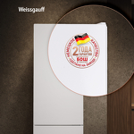 Превью картинка Холодильник с нижней морозилкой Weissgauff WRK 2010 D Inverter NoFrost White #2