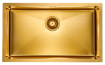Превью картинка Металлическая мойка Paulmark NEXT 74 UNI PM217444-BG Брашированное золото BG #2