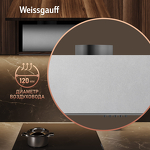 Превью картинка Полновстраиваемая вытяжка Weissgauff Aura 456 PB Black Glass #8