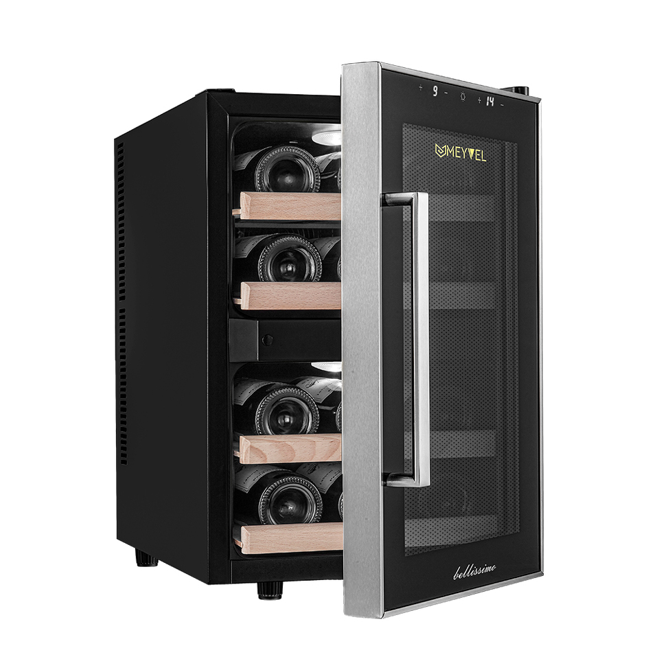 Фото Шкаф винный  Meyvel Винный холодильник (шкаф) термоэлектрический MEYVEL MV12-BF2 (EASY)