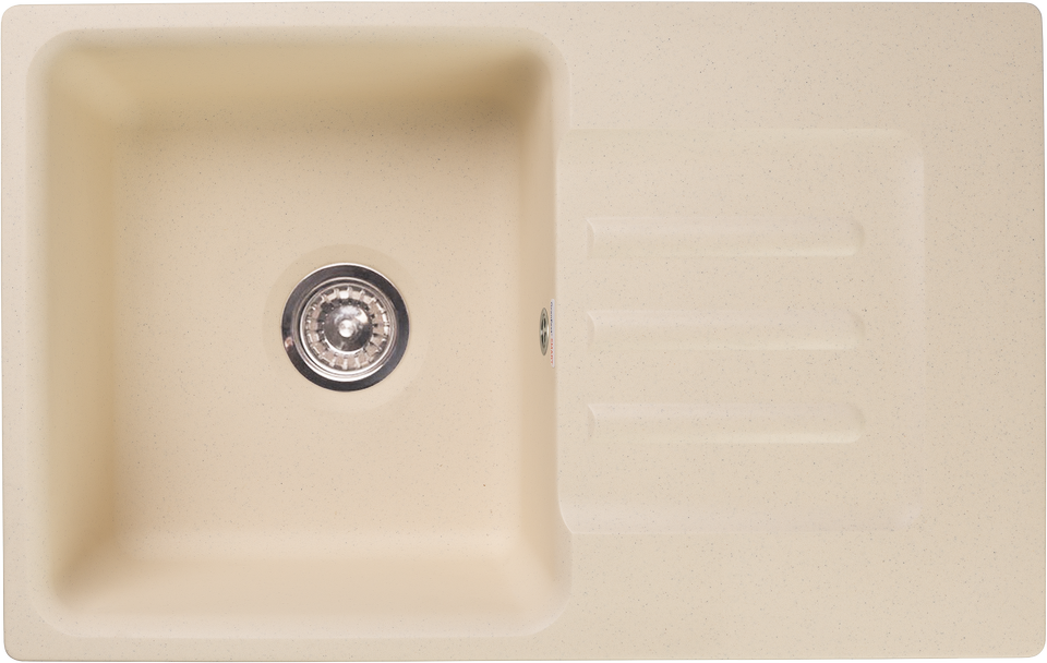 Фото Мраморная мойка GranFest GF-SMART 680L Бежевый