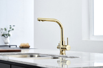 Превью картинка Смеситель для кухни Paulmark ESSEN Es213011 Es213011-G Золото G #5