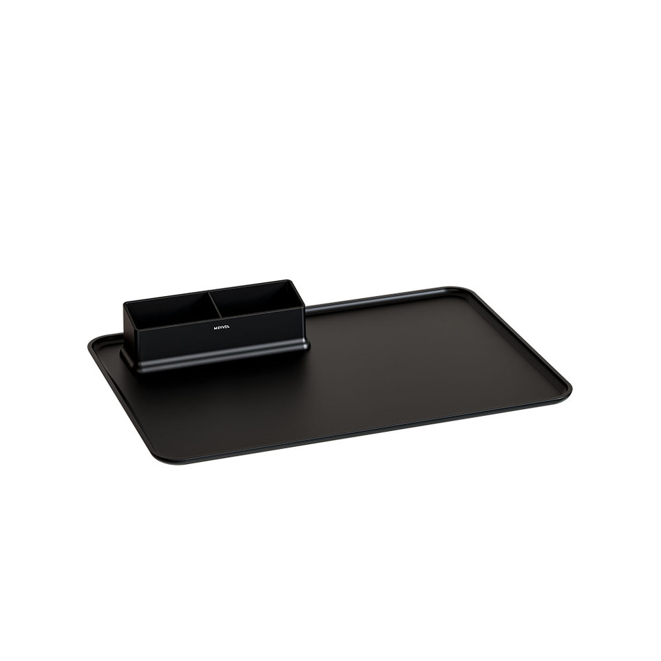 Фото Поднос с менажницей для чая Meyvel A-002 (Black)
