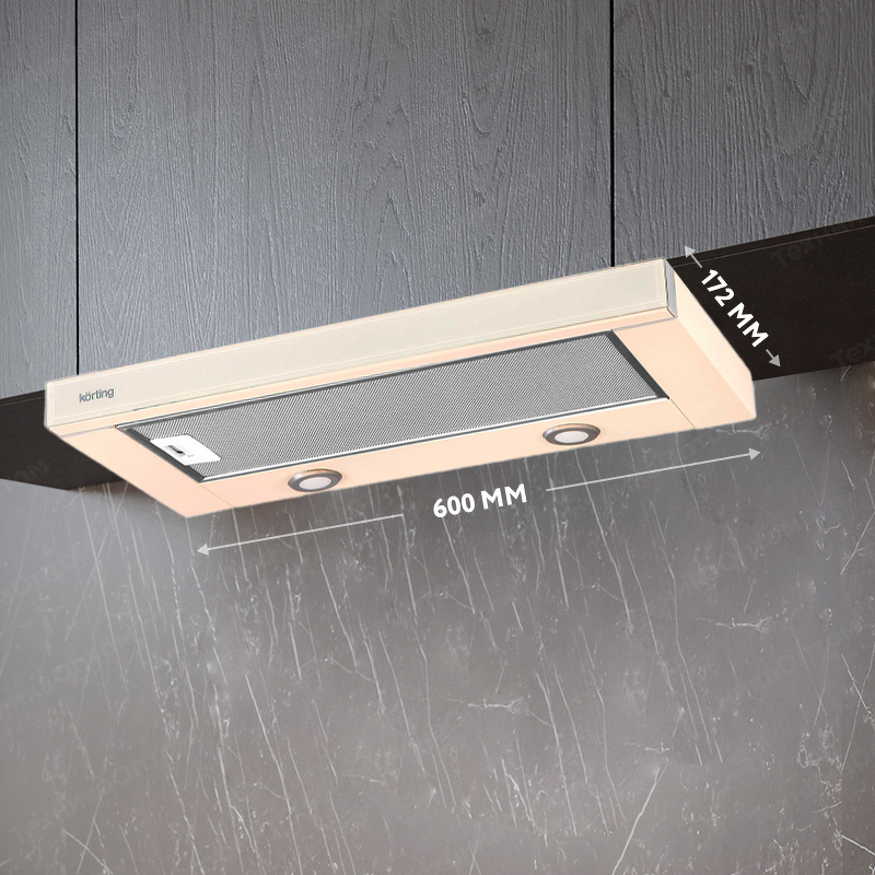 Преимущества Встраиваемая вытяжка Körting KHP 6617 GB