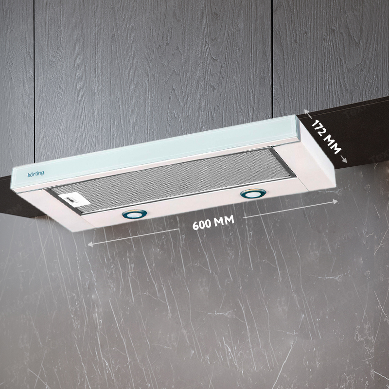 Преимущества Встраиваемая вытяжка Körting KHP 6617 GW