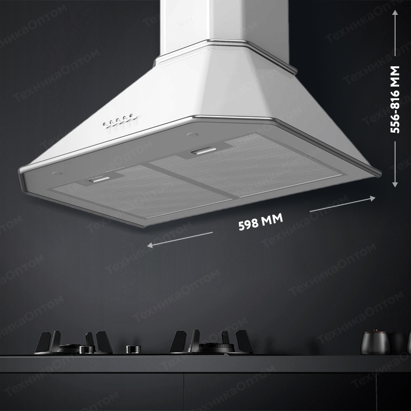 Преимущества Купольная вытяжка Körting KHC 6839 IX