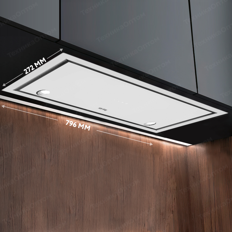 Преимущества Полновстраиваемая вытяжка Körting KHI 9777 GW