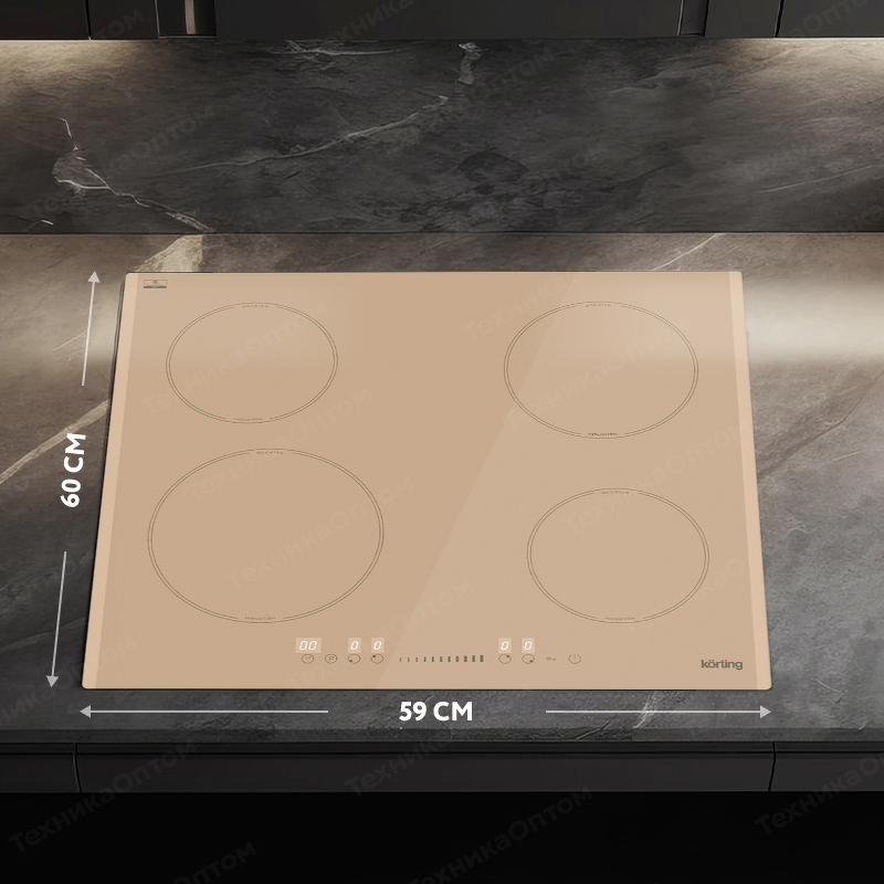 Преимущества Индукционная варочная панель Körting HI 64560 BCG